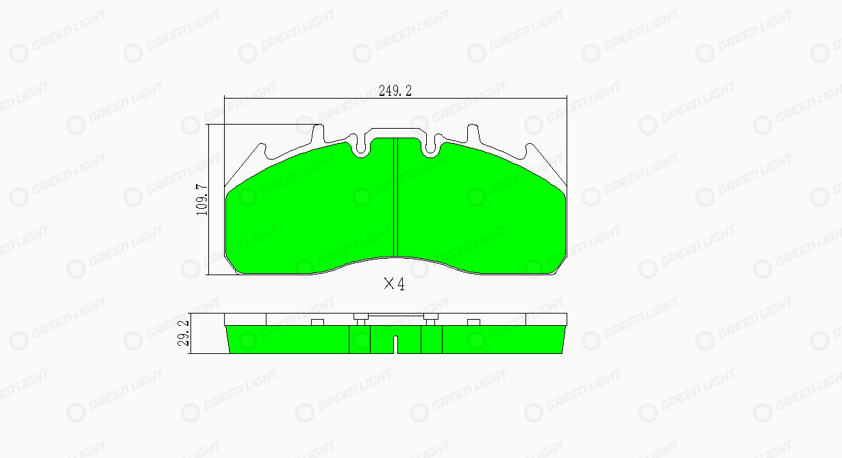 Set placute frana,frana disc GLBP012HD AutomotiveAdriado
