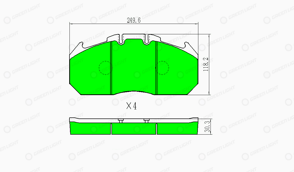 Set placute frana,frana disc GLBP015HD AutomotiveAdriado