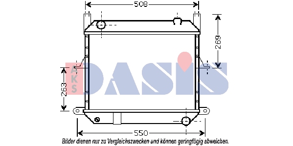 Radiator, racire motor 070072N AKS DASIS