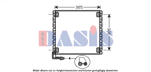 Condensator, climatizare 072019N AKS DASIS