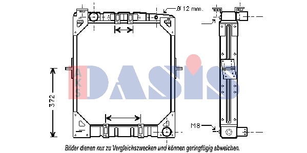 Radiator, racire motor 130510N AKS DASIS
