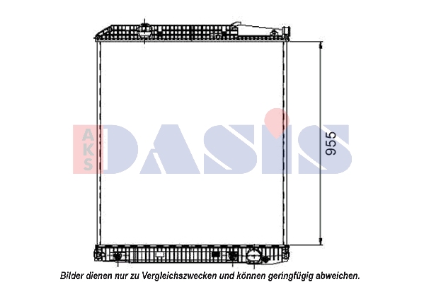 Radiator, racire motor 132100S AKS DASIS