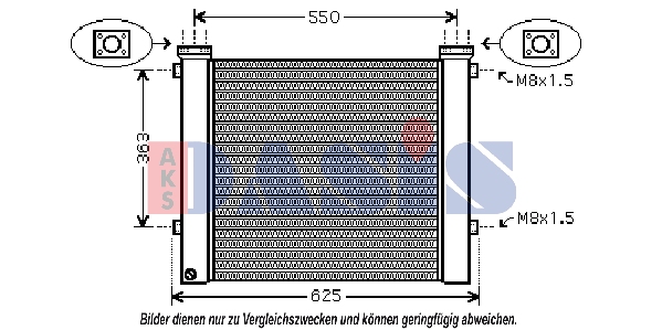Radiator ulei, ulei motor 136005N AKS DASIS