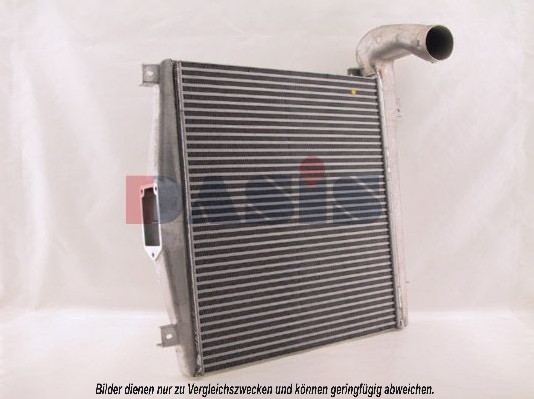 Intercooler, compresor 137110N AKS DASIS