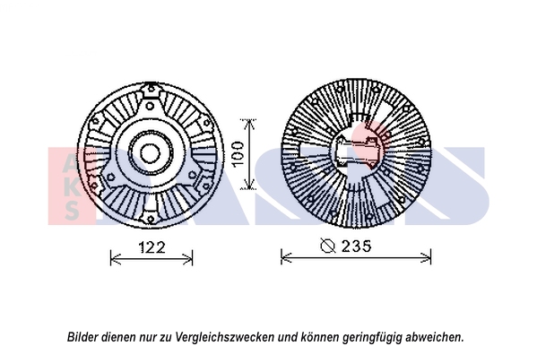 Cupla, ventilator radiator 138067N AKS DASIS