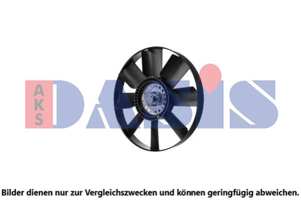 Ventilator, radiator 138093N AKS DASIS