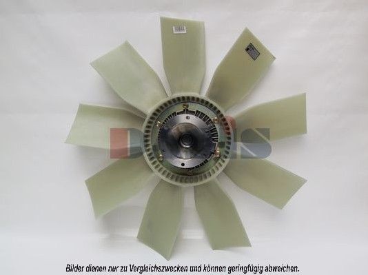 Ventilator, radiator 138240N AKS DASIS