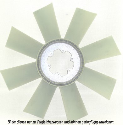 Paleta ventilator, racire motor 138990N AKS DASIS