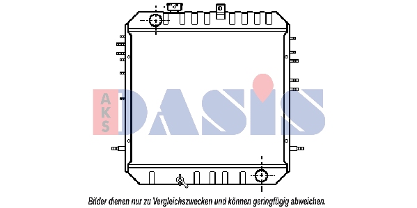 Radiator, racire motor 141150N AKS DASIS