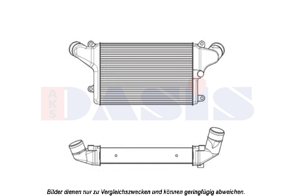 Intercooler, compresor 147002N AKS DASIS