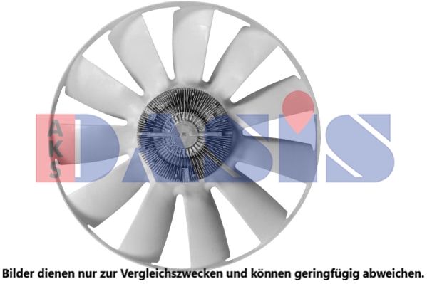 Ventilator, radiator 268010N AKS DASIS