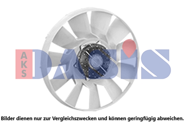 Ventilator, radiator 268035N AKS DASIS