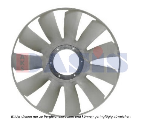 Paleta ventilator, racire motor 268057N AKS DASIS