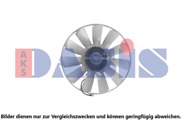 Ventilator, radiator 268067N AKS DASIS