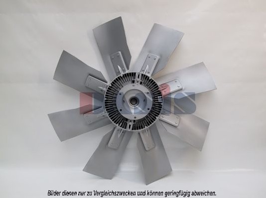 Ventilator, radiator 268090N AKS DASIS