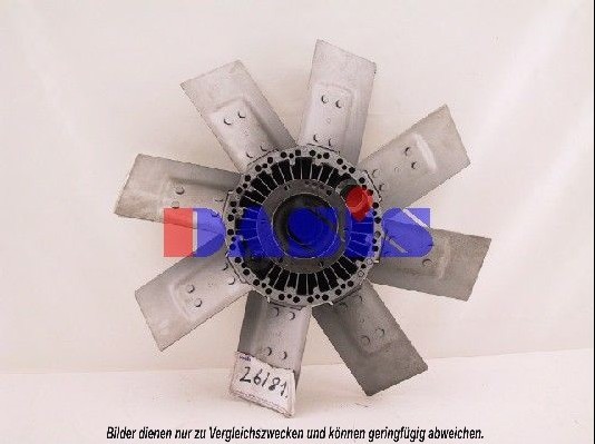Ventilator, radiator 268170T AKS DASIS