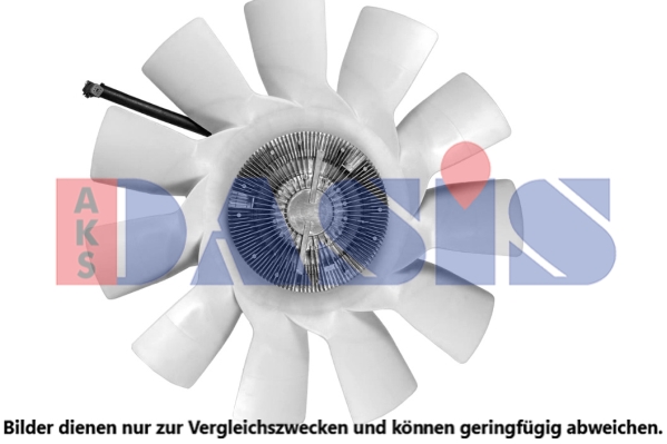 Ventilator, radiator 278005N AKS DASIS