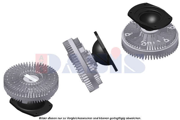 Cupla, ventilator radiator 278011N AKS DASIS