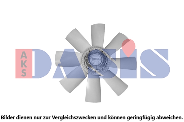 Ventilator, radiator 278034N AKS DASIS