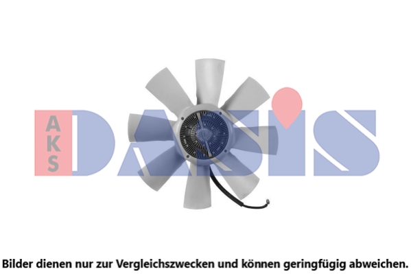 Ventilator, radiator 278035N AKS DASIS