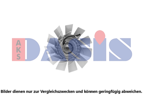 Ventilator, radiator 278038N AKS DASIS