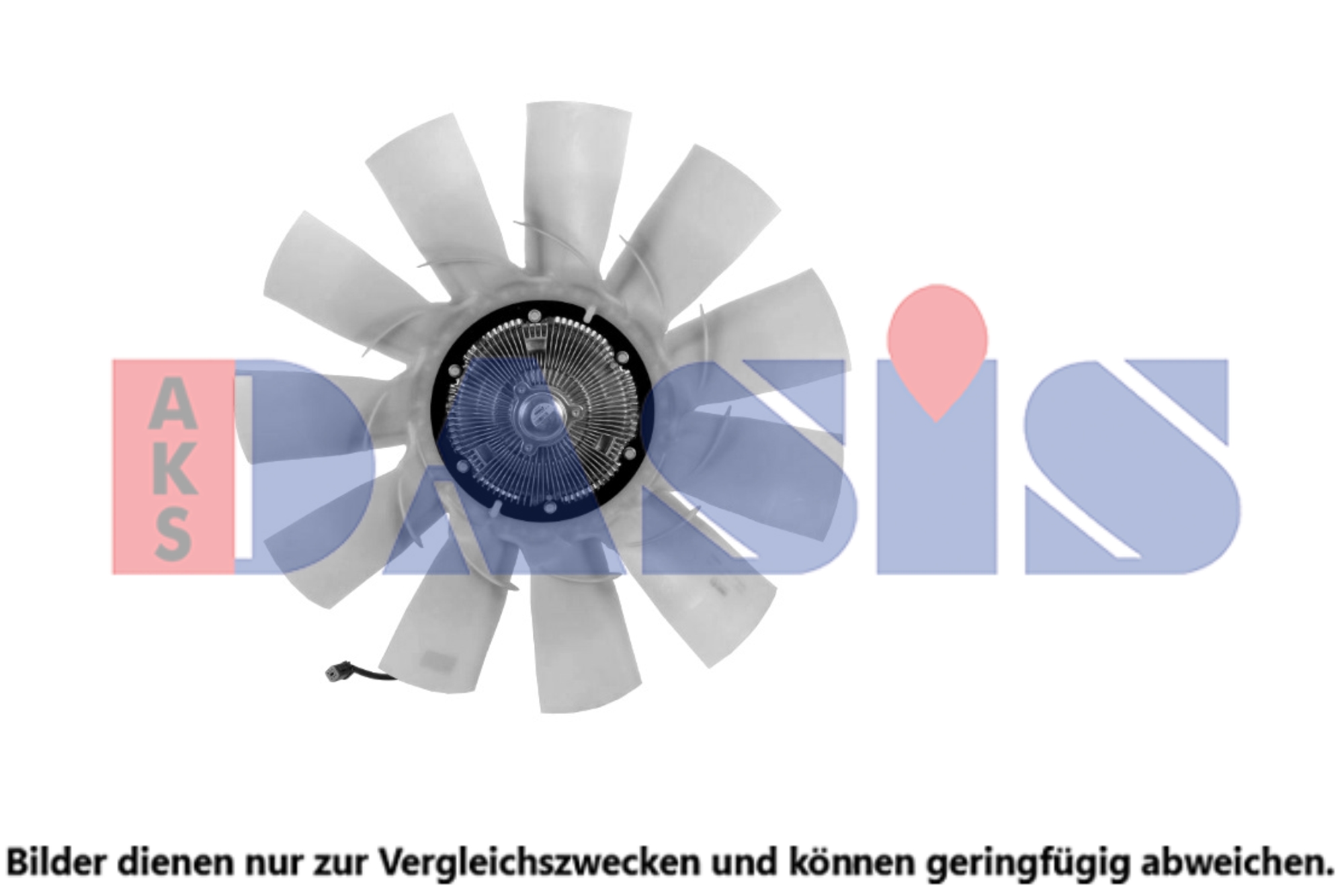 Ventilator, radiator 278054N AKS DASIS