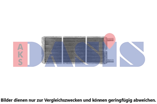 Schimbator caldura, incalzire habitaclu 279003N AKS DASIS