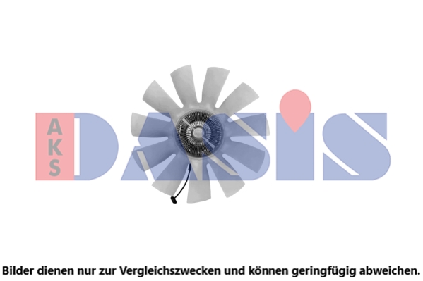 Ventilator, radiator 288034N AKS DASIS