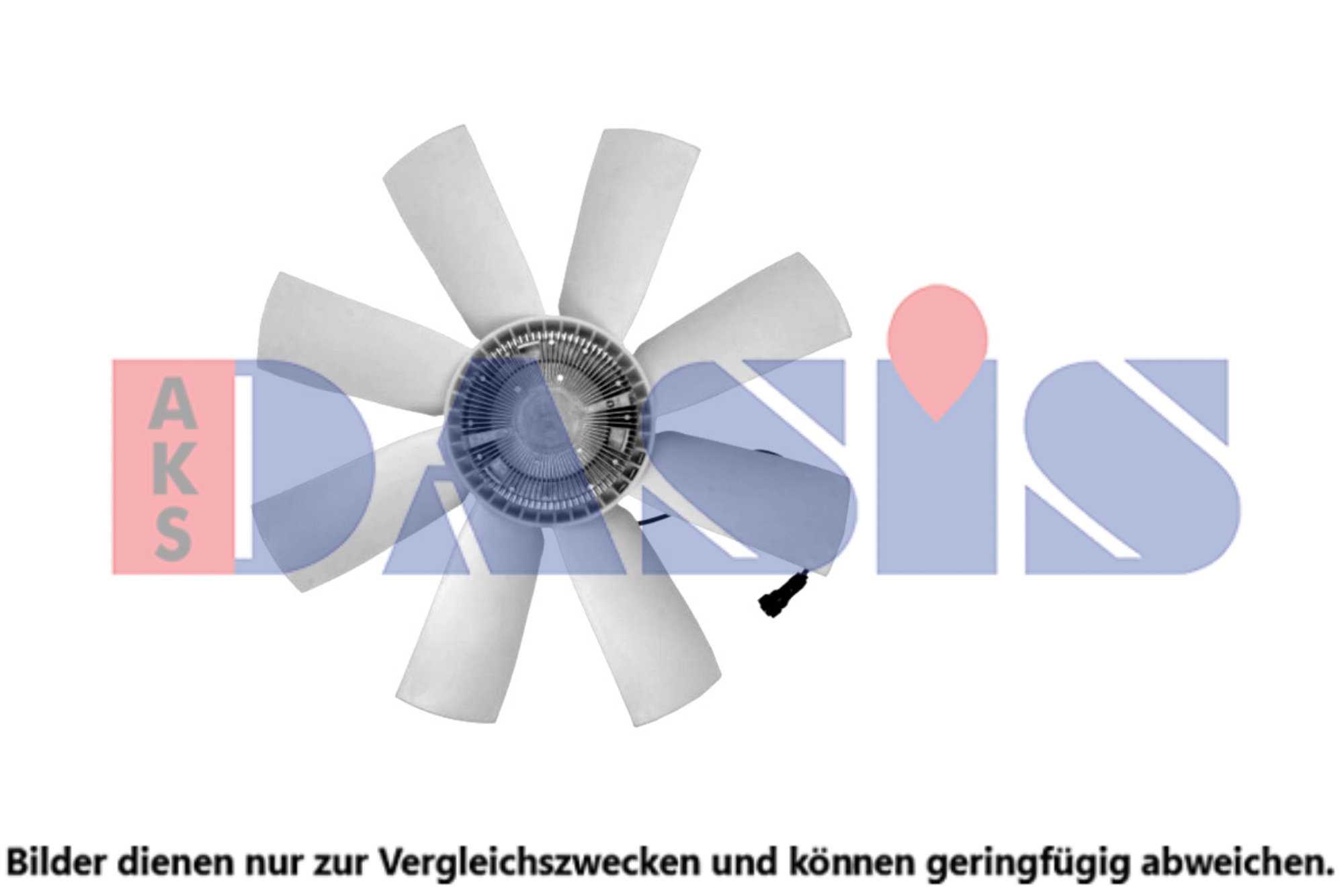 Ventilator, radiator 288042N AKS DASIS