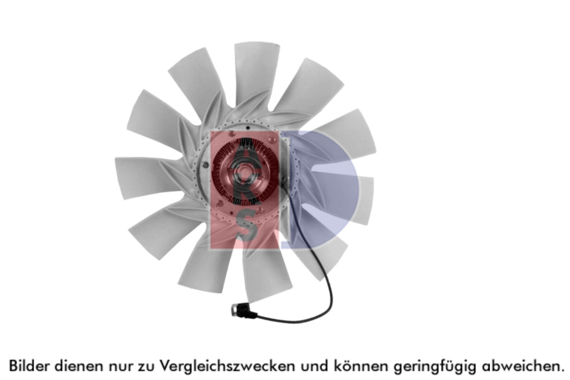 Ventilator, radiator 288051N AKS DASIS