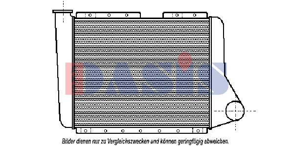 Intercooler, compresor 297010N AKS DASIS