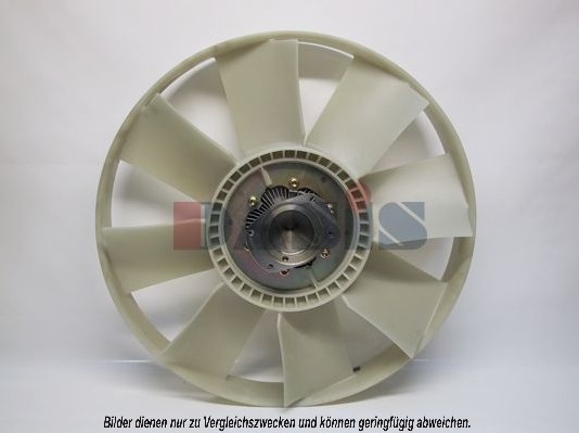 Ventilator, radiator 298160N AKS DASIS