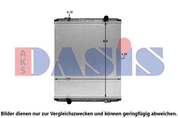 Radiator, racire motor 390012SXV AKS DASIS