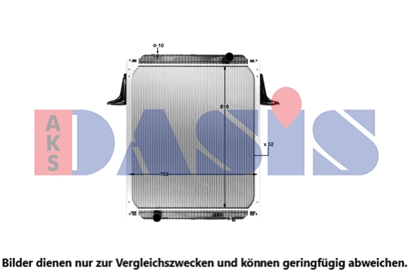 Radiator, racire motor 390017X AKS DASIS