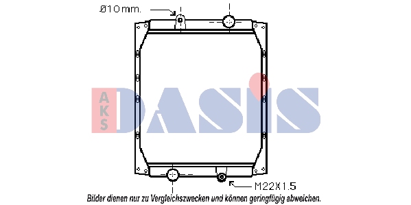 Radiator, racire motor 390240N AKS DASIS