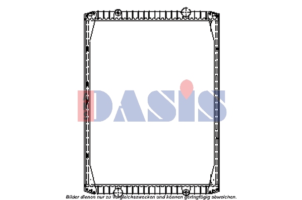 Radiator, racire motor 390250N AKS DASIS