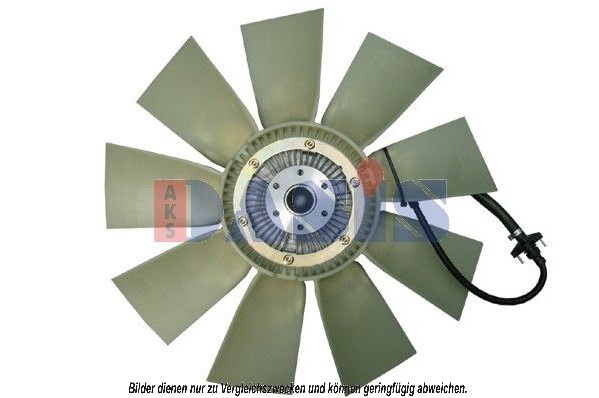 Ventilator, radiator 398002N AKS DASIS