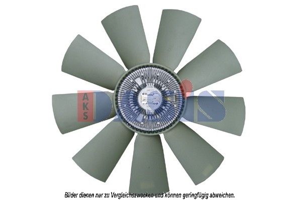 Ventilator, radiator 398130N AKS DASIS
