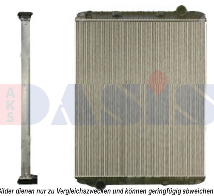 Radiator, racire motor 400041S AKS DASIS