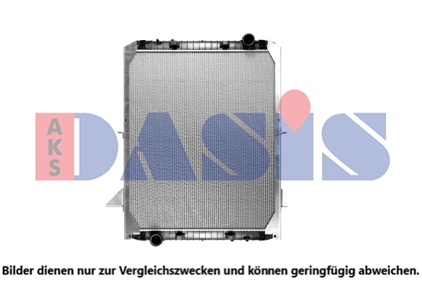 Radiator, racire motor 400220X AKS DASIS