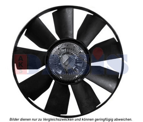 Ventilator, radiator 408067N AKS DASIS