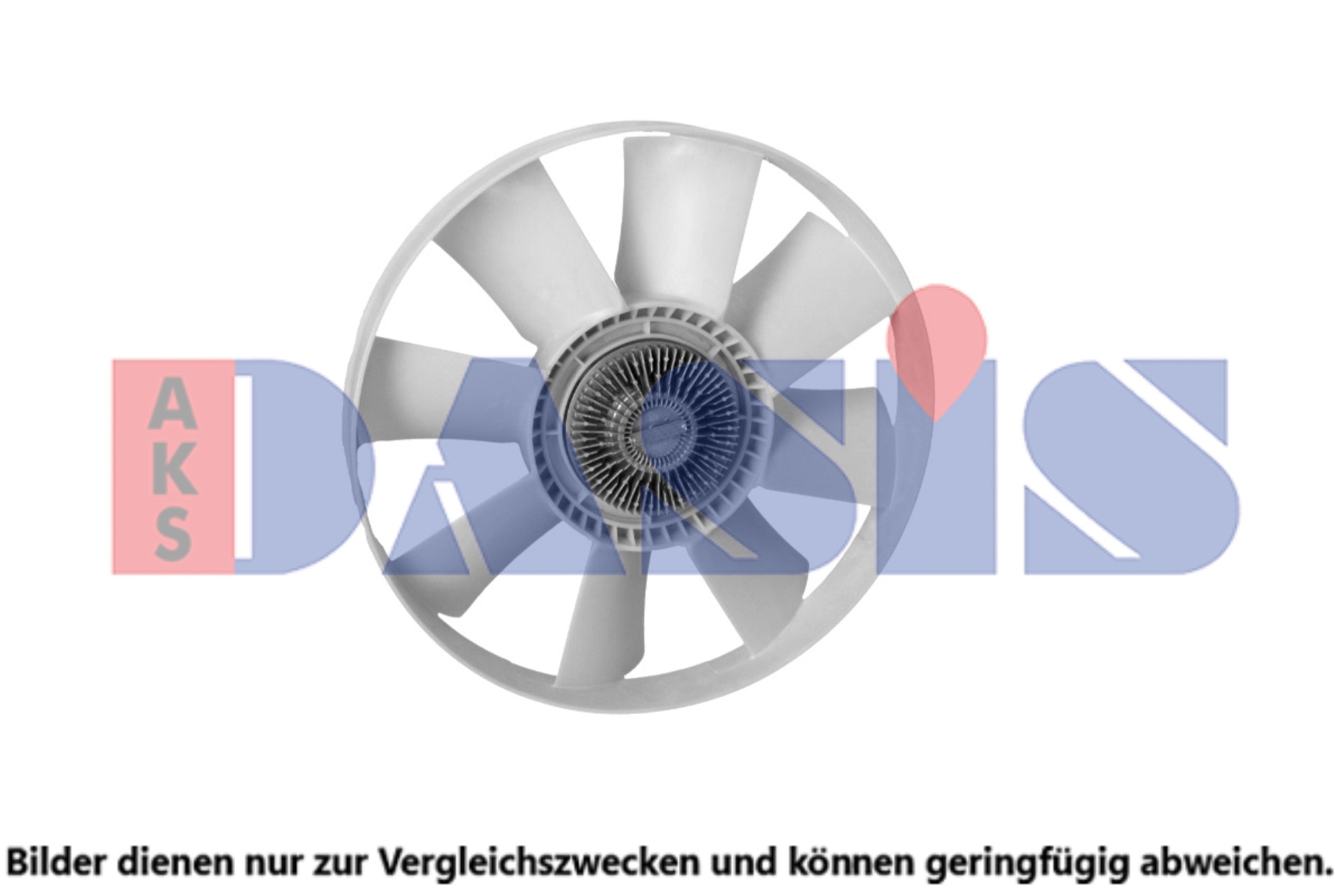 Ventilator, radiator 408093N AKS DASIS