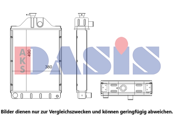 Radiator, racire motor 440642N AKS DASIS