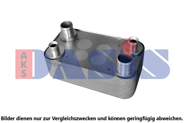 Radiator, retarder 446058N AKS DASIS