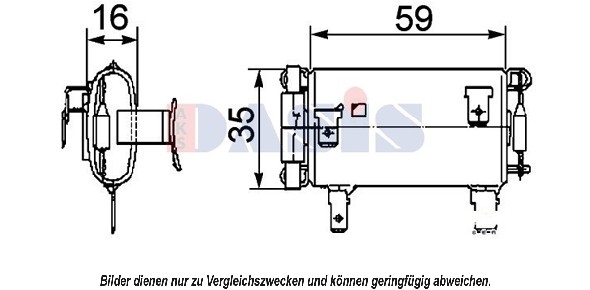Rezistenta intrare, ventilator aer conditionat 906002N AKS DASIS