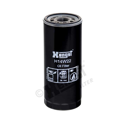 Filtru ulei H14W22 HENGST FILTER