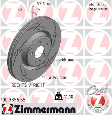 Disc frana 100.3356.55 ZIMMERMANN