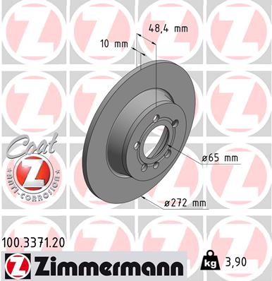 Disc frana 100.3371.20 ZIMMERMANN