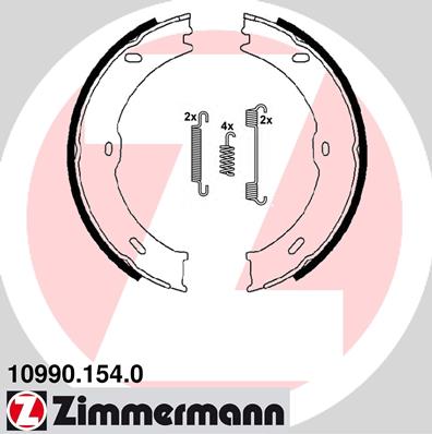 Set saboti frana, frana de mana 10990.154.0 ZIMMERMANN