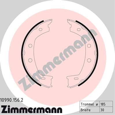 Set saboti frana, frana de mana 10990.156.2 ZIMMERMANN